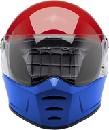 BILTWELL Lane Splitter Helmet - Gloss Podium Red/White/Blue - 2XL 1004-549-106