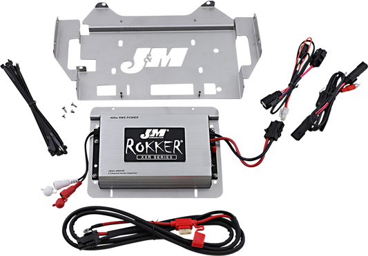 J & M 400W 2-CH Amplifier Kit - 14-20 Street Glide/Ultra JAMP-400HC14ST5