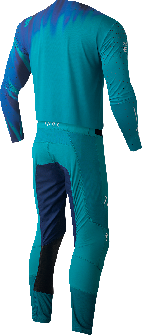 THOR Prime Freeze Jersey - Aqua/Navy - Large 2910-7458