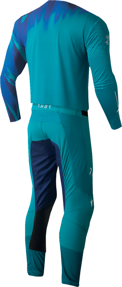 THOR Prime Freeze Jersey - Aqua/Navy - Large 2910-7458