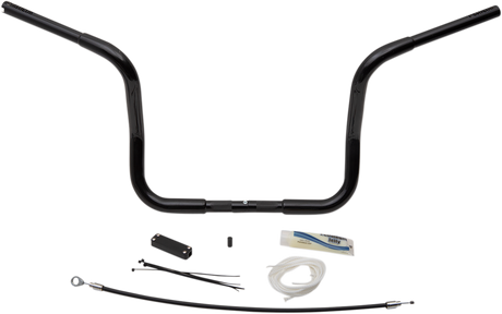 FAT BAGGERS INC. Handlebar Kit - Rounded Top - 12" - Black 909412-B