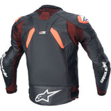 ALPINESTARS GP Plus R v4 Rideknit® Leather Jacket - Black/Red Fluo/White - US 40 / EU 50 3100324-1321-50