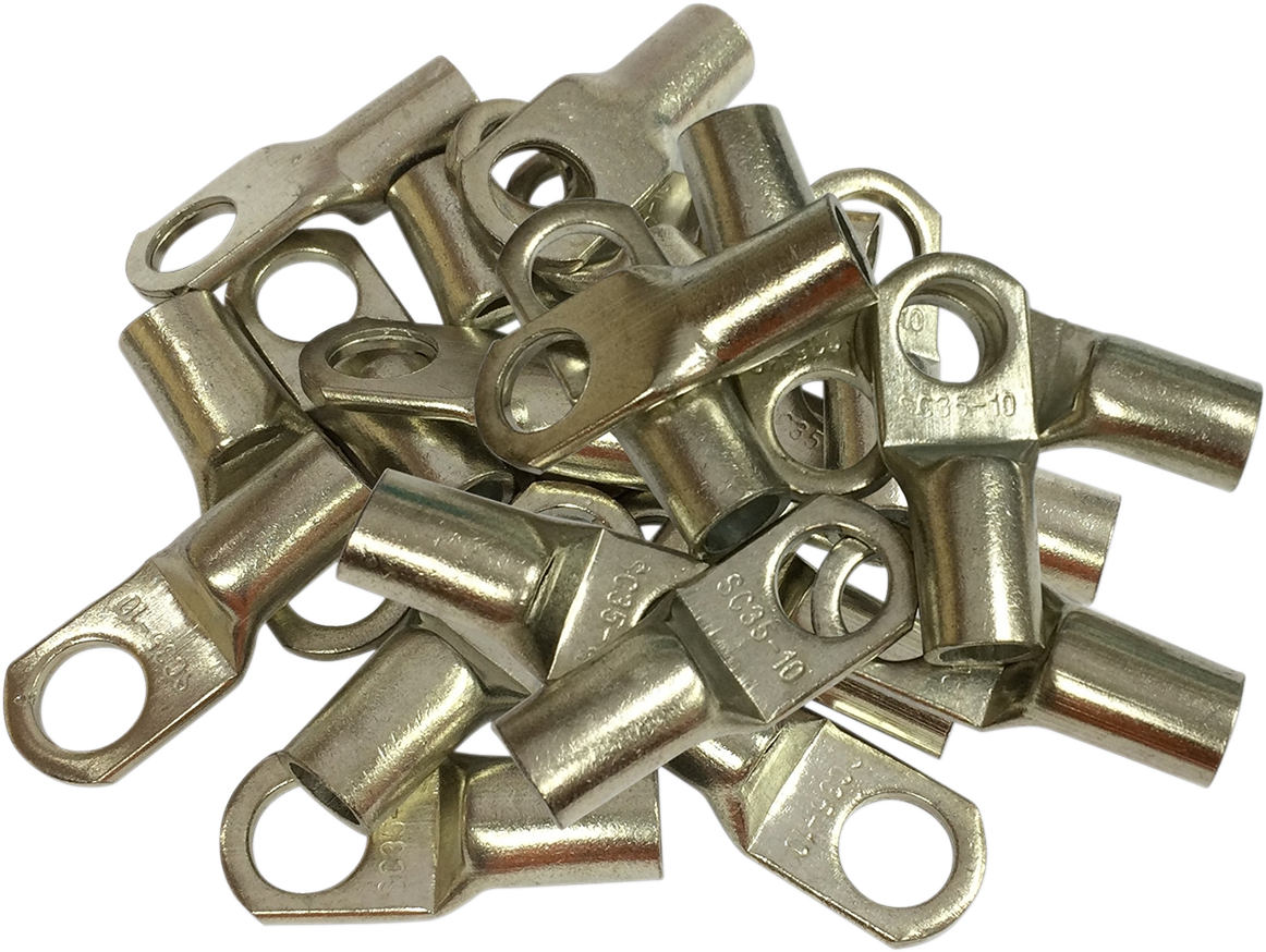 DRAG SPECIALTIES Battery Terminals 3/8" - 25PK E25-0092K3