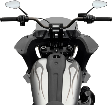 KODLIN MOTORCYCLE Risers - Fastback - 10" - Black K55121