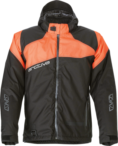 ARCTIVA Pivot 5 Hooded Jacket - Black/Orange - Medium 3120-2081