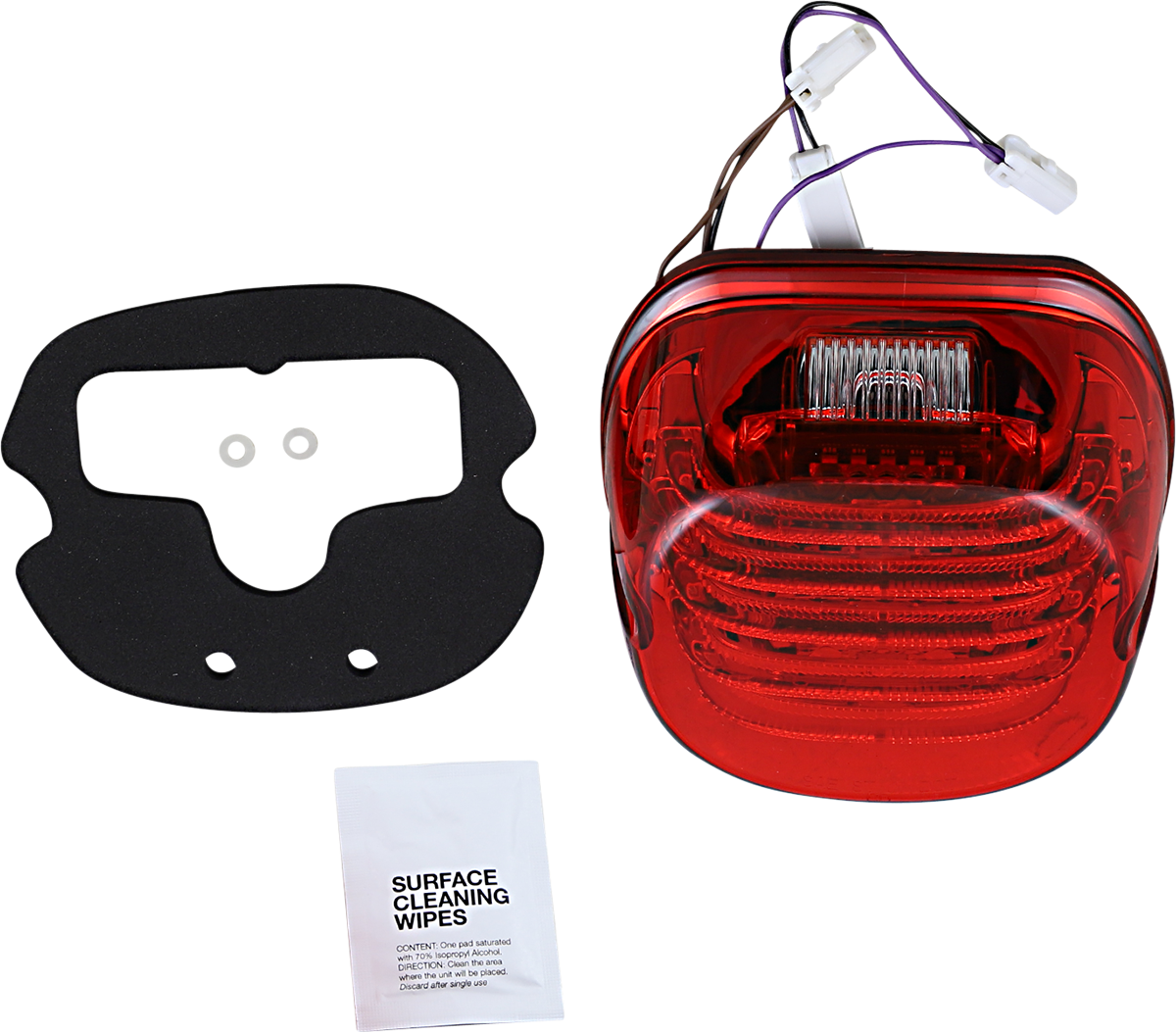 CUSTOM DYNAMICS Taillight/Turn Signal - Top Window - Red Lens PB-TL-INT-TW-R