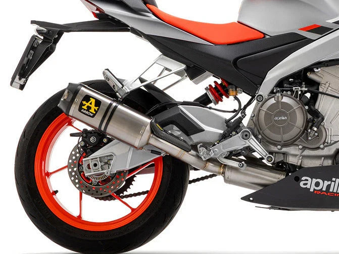 71929AK Arrow Indy Race Slip-on Exhaust, Aluminum for Aprilia RS660 2020-2025