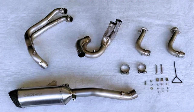 Vandemon 2021-2025 APRILIA RSV4 & TUONO V4 Titanium Exhaust System APRSV4TIEXHBRB VA-174