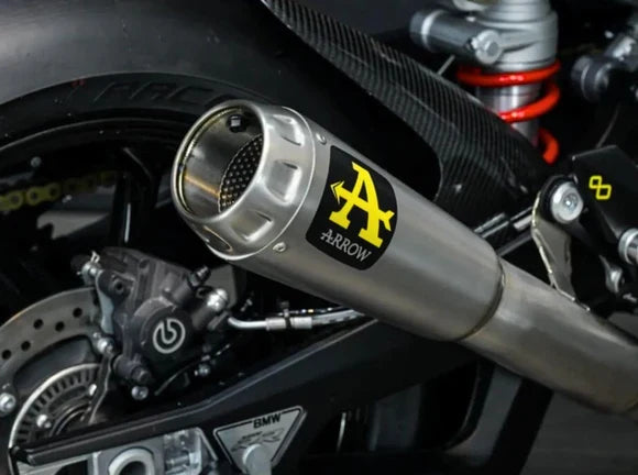 71206CP Arrow K63 S1000RR 20-25/M1000RR 23-24 Competition Evo Full Exhaust Titanium with STEEL headers
