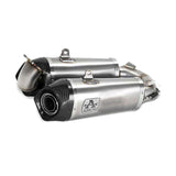 Arrow Panigale V2 955cc 2020 -2024/Streetfighter V2 22/24  Racing Titanium Work Exhaust (R+L) With Welded Stainless Steel Link Pipe 71160pk