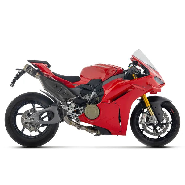 IN STOCK 71253CP Arrow Exhaust full system Ducati Panigale V4 2025 Full High Pro-Race Titanium Black Racing