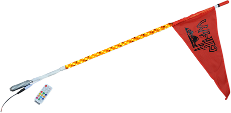 WHIPITLIGHTRODS Deluxe RF Light Rod Whips - 3' - White 3DLXW-V2