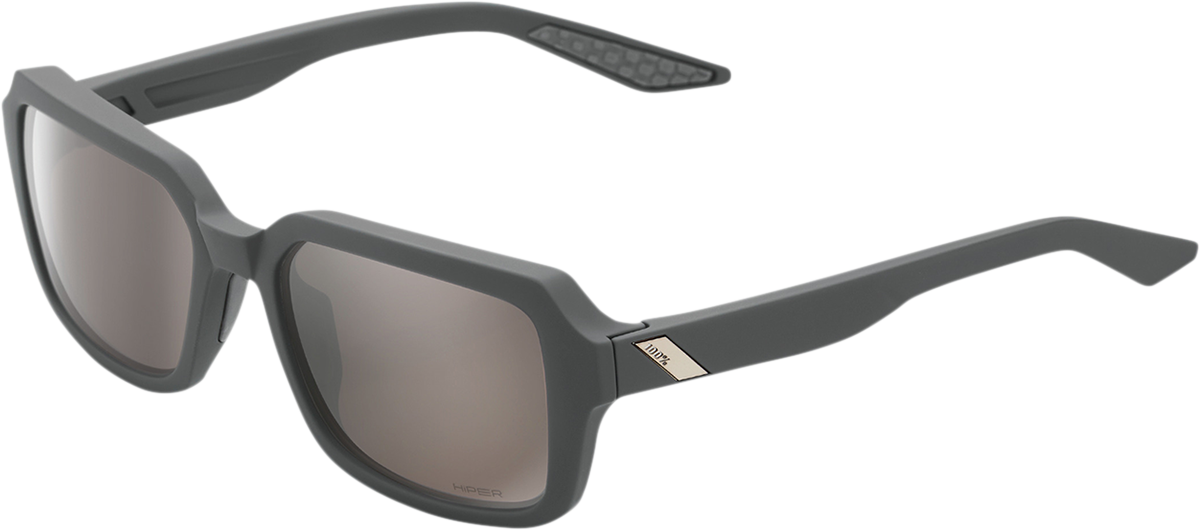 100% Rideley Sunglasses - Gray - Silver 61044-404-01