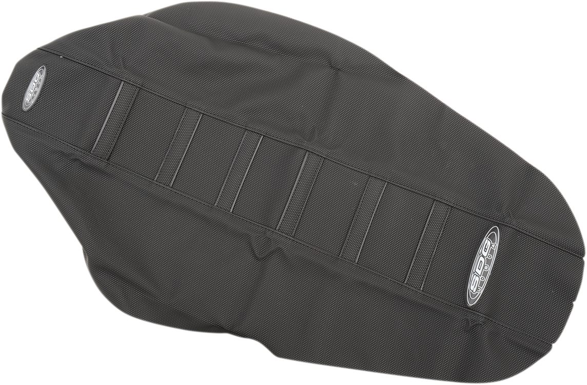 SDG 6-Ribbed Seat Cover - Black Ribs/Black Top/Black Sides 95915