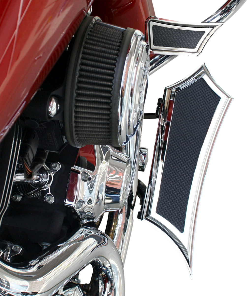 ACCUTRONIX Rear Brake Pedal Cover - Chrome FLBP-IC