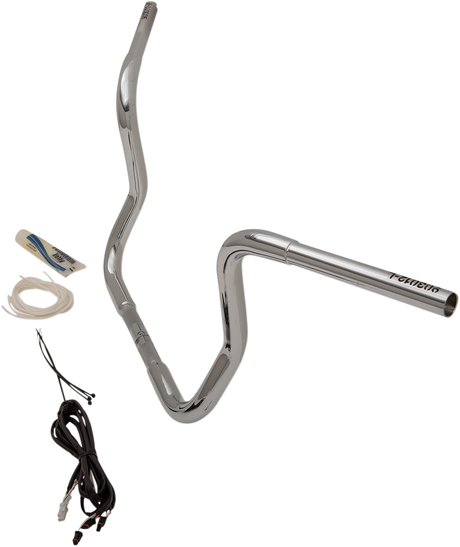 FAT BAGGERS INC. Handlebar Kit - Rounded Top - 12" - Chrome 909512
