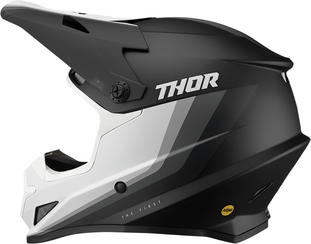 THOR Sector Helmet - Runner - MIPS - Black/White - Large 0110-7317