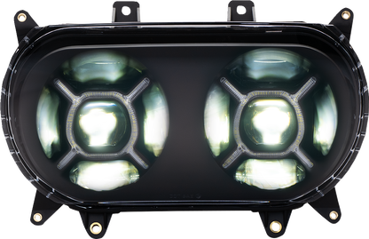 CUSTOM DYNAMICS LED Headlight - Black - Road Glide CD-RG-H-B