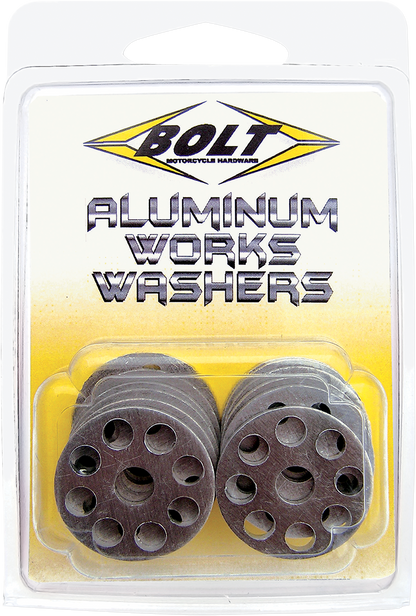 BOLT Washers - Aluminum - M6 - 10-Pack 2009-AWW25