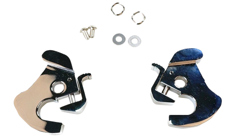 DRAG SPECIALTIES Detachable Latch Kit - Chrome 86097