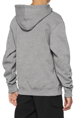 100% Youth Icon Hoodie - Gray - XL 20030-00007