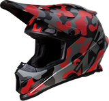 Z1R Rise Helmet - Camo - Red - Small 0110-6080