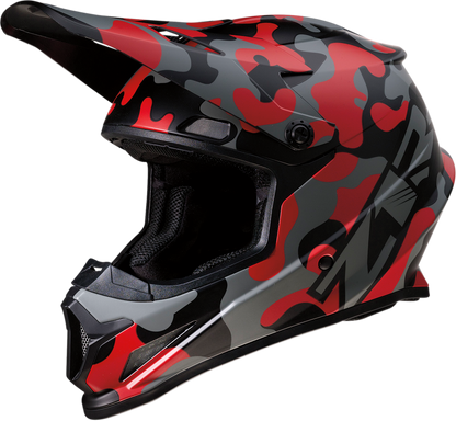 Z1R Rise Helmet - Camo - Red - XS 0110-6079