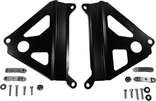 WORKS CONNECTION Radiator Brace - Black - Yamaha 18-B268