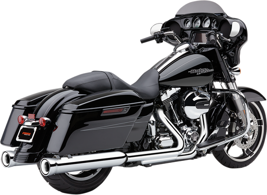 COBRA Neighbor Hater Mufflers for '95-'16 Bagger - Chrome 6107