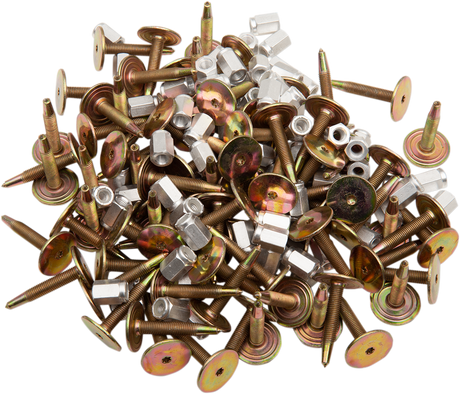 STUD BOY Studs with Locknuts - 1.625" - 84 Pack 2486-P8