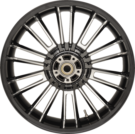 COASTAL MOTO Rear Wheel - Atlantic 3D - Single Disc/No ABS - Black - 18"x5.50" - '09+ FL 3D-ATL185BC