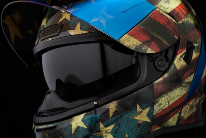 OPEN BOX NEW ICON Airform™ Helmet - Old Glory - Small 0101-14783