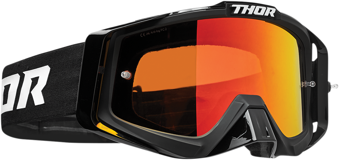 THOR Sniper Pro Goggles - Solid - Black 2601-2573