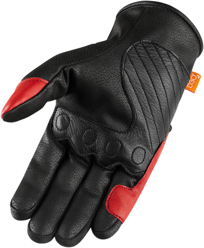 ICON Contra2™ Gloves - Red - Large 3301-3709