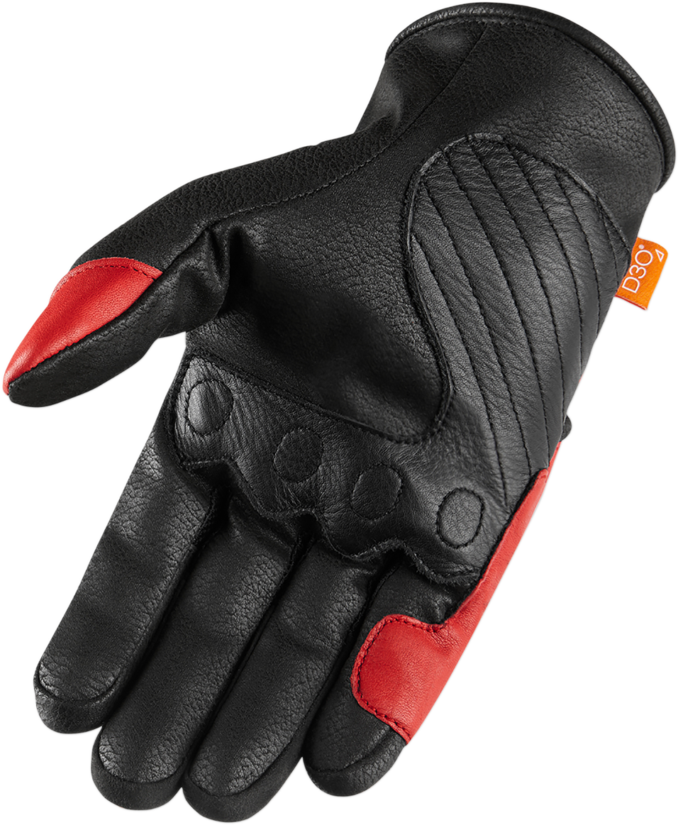 ICON Contra2™ Gloves - Red - 3XL 3301-3712