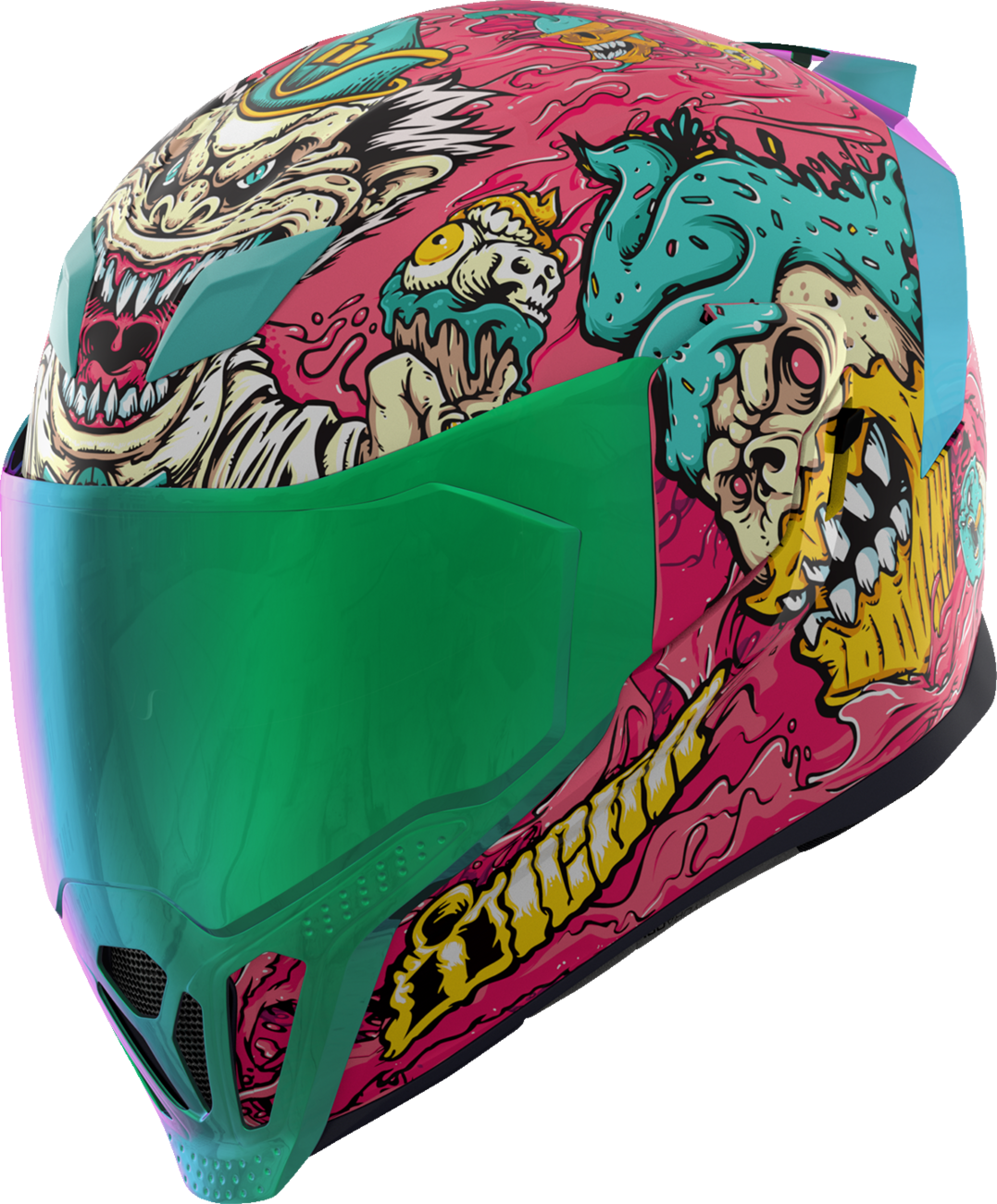 ICON Airflite™ Helmet - Snack Attack - MIPS® - Pink - XL 0101-16931