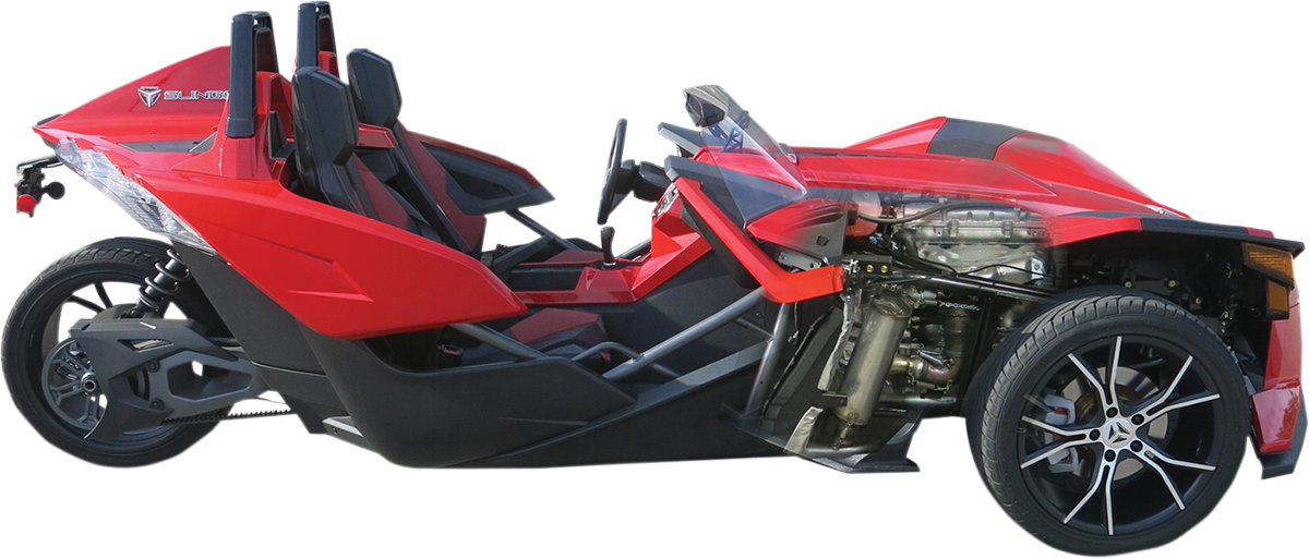Silenciador BASSANI XHAUST - Acero inoxidable - Slingshot Polaris Slingshot 6S17 