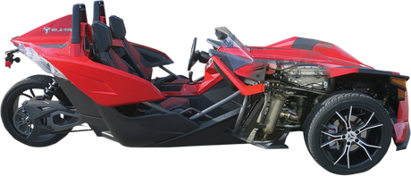 BASSANI XHAUST Muffler - Stainless Steel - Slingshot  Polaris Slingshot  2015-2016 6S17