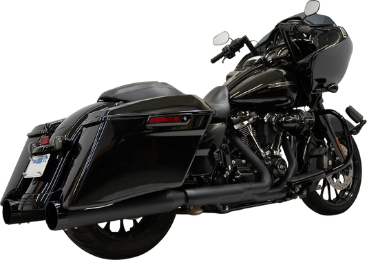 Silenciador deslizante BASSANI XHAUST de 4-1/2" - Negro Road/Street Glide 2017-2023 1F745B 