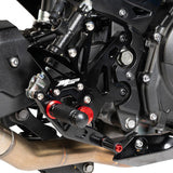 HOT BODIES MGP Rearset - Black - Ninja 400 2018-2023 51801-2500