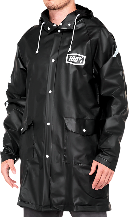 100% Torrent Raincoat - Black - Medium 20040-00001