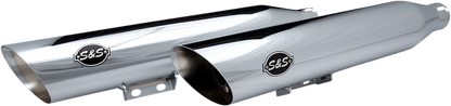 S&S CYCLE Slash Cut Mufflers - 50 State - Chrome 550-0756B