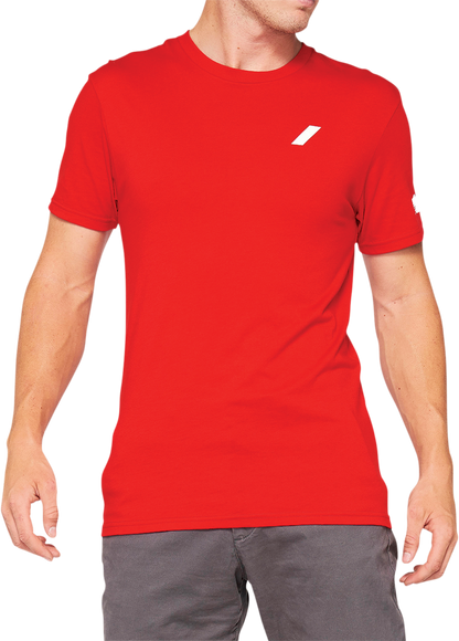 100% Tiller T-Shirt - Red - Small 32133-003-10