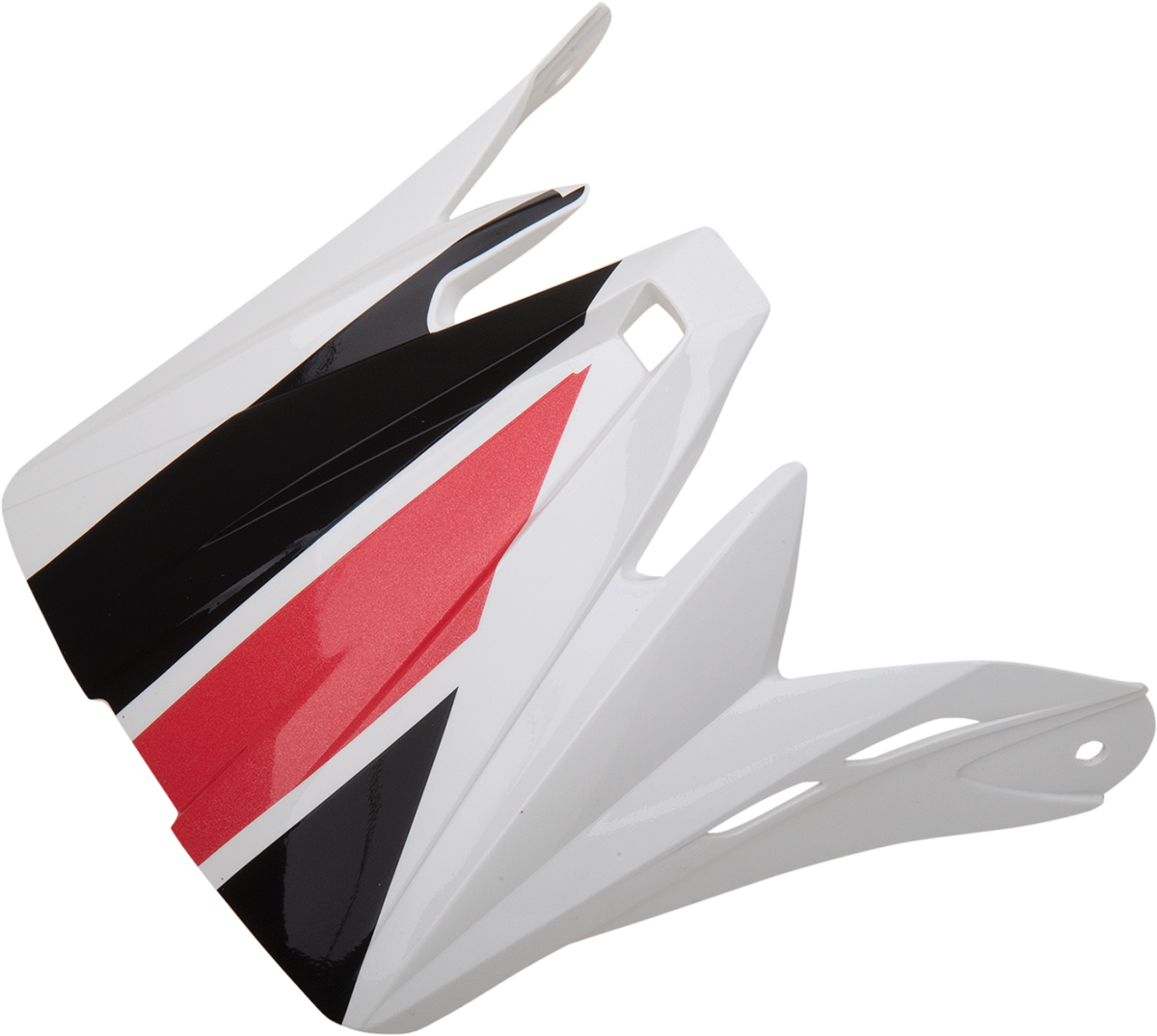 Z1R Rise Visor Kit - Child - Evac - Gloss White/Black/Red 0132-1407