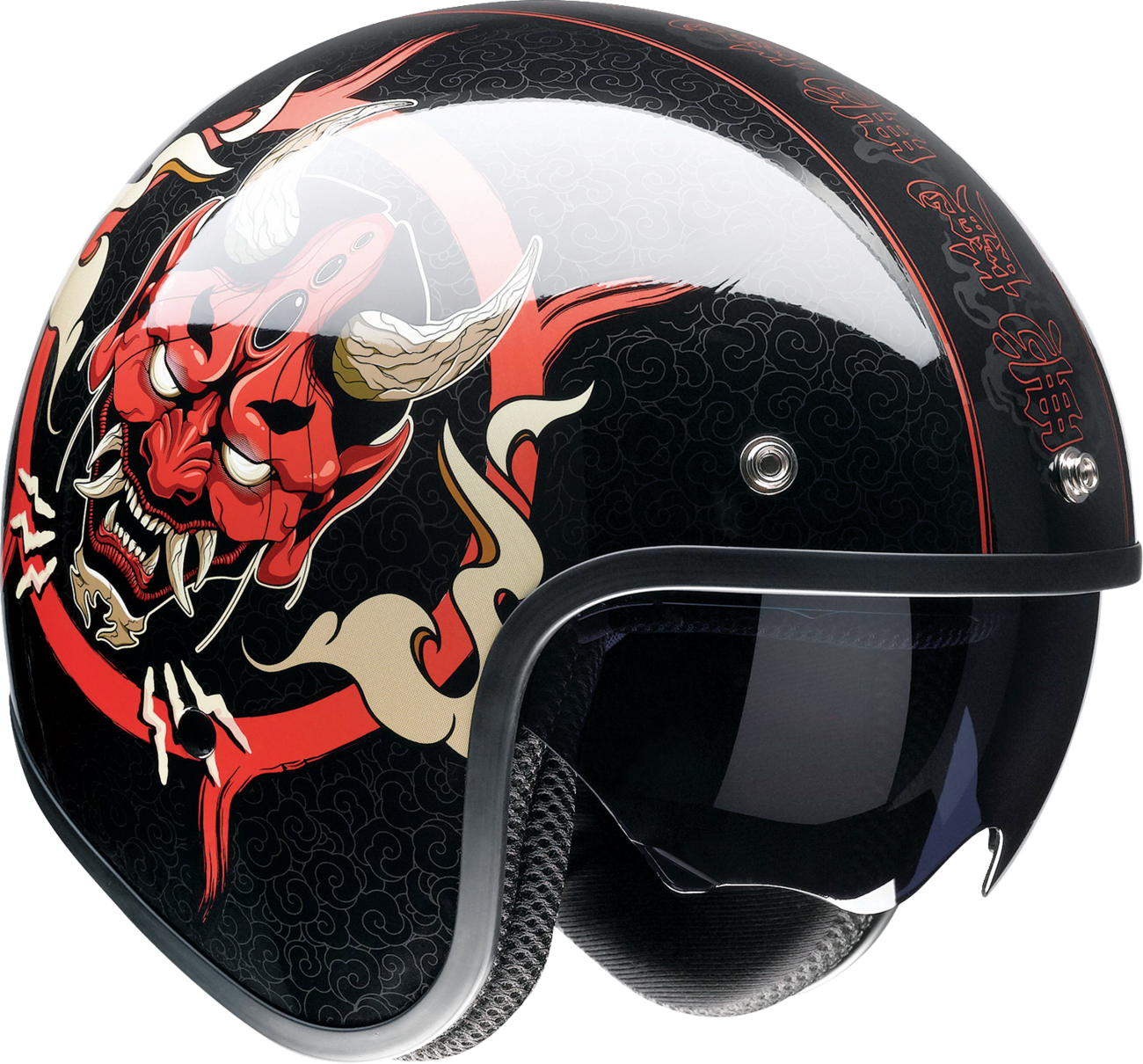 Z1R Saturn Helmet - Devilish - Gloss Black/Red - XS 0104-2876