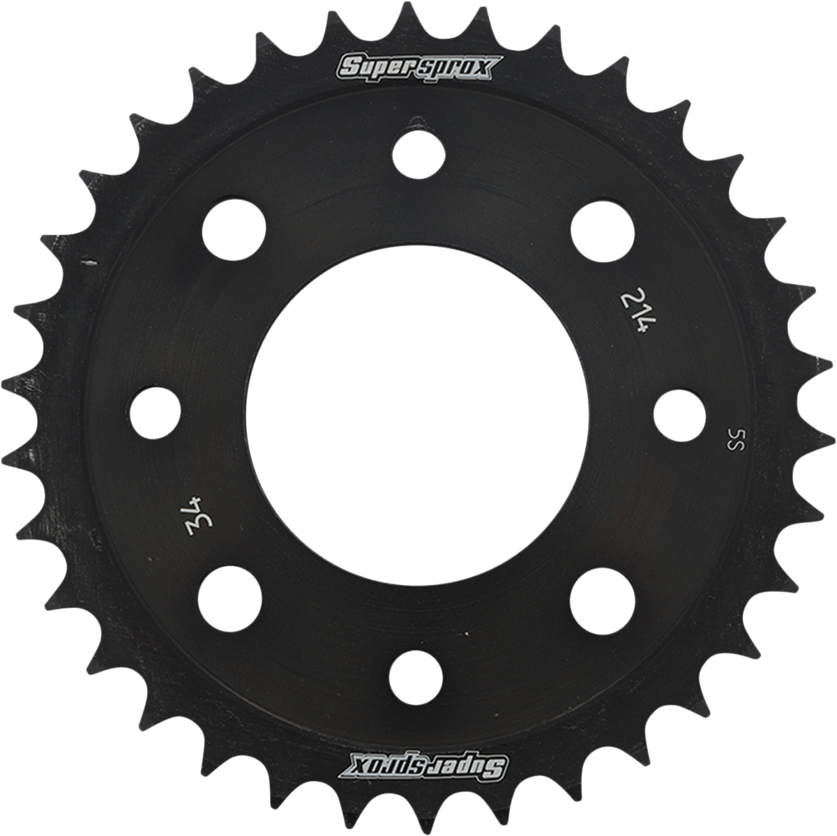 SUPERSPROX Steel Rear Sprocket - 34 Tooth RFE-214-34-BLK