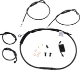 BURLY BRAND Handlebar Cable and Brake Line Kit - Extended - Sportsters - Clubman Handlebars - ABS B30-1270