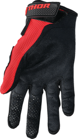 THOR Youth Sector Gloves - Red/White - Medium 3332-1746