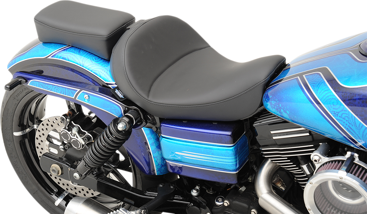 DRAG SPECIALTIES Solo Seat - Mild Stitched - Driver's Backrest - FXD USE P-PADS 08030342,0353 0803-0555