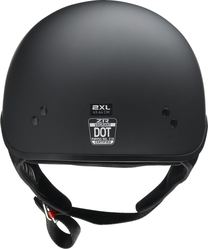 Z1R Vagrant NC Helmet - Flat Black - XS 0103-1372